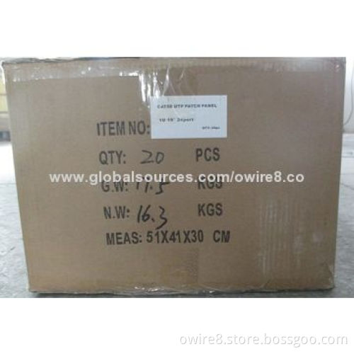 Cat5e, cat6, cat6a patch panel, made in China, communication equipment